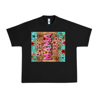 Black floral mama Urban Heavy Tee - LillyAllenDesigns