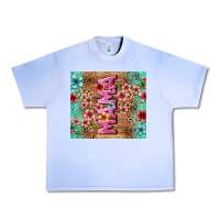 Grape Ice floral mama Urban Heavy Tee - LillyAllenDesigns