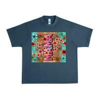 Midnight Navy floral mama Urban Heavy Tee - LillyAllenDesigns
