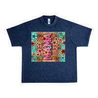 Navy floral mama Urban Heavy Tee - LillyAllenDesigns