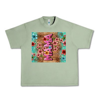 Oil Green floral mama Urban Heavy Tee - LillyAllenDesigns