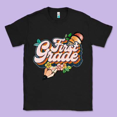 First Grade Classic Tee Designed By Jahusdesignshop