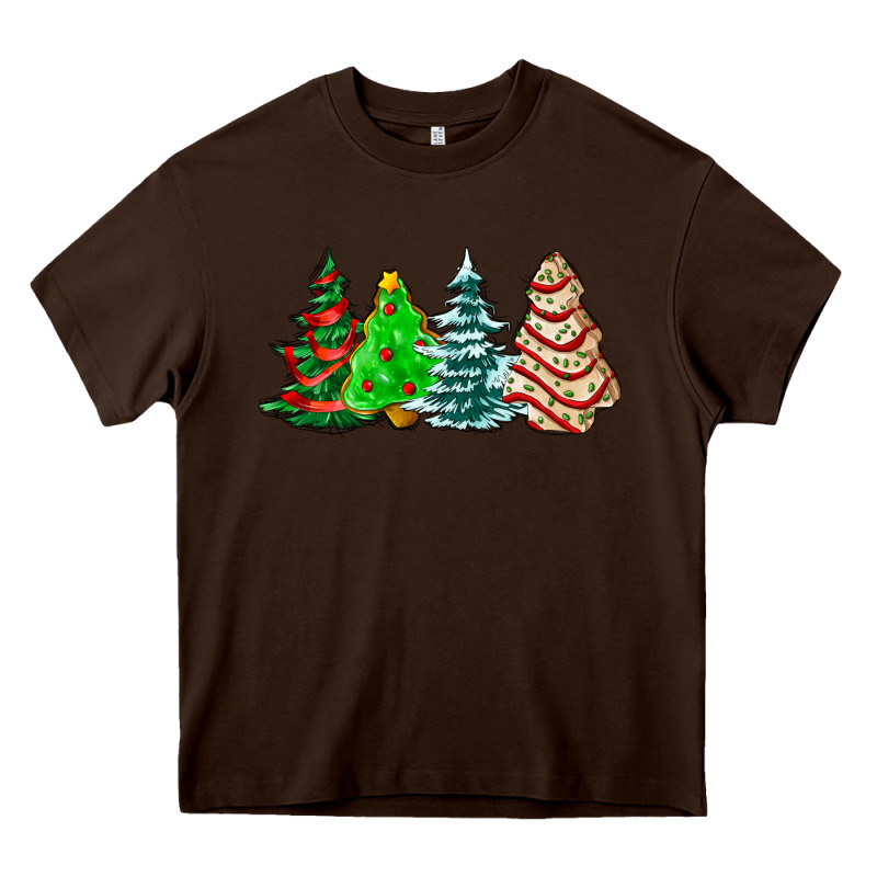Christmas Tree Cakes And Christmas Trees  Ado Heavy Core Tee by AdoDesignShop | Teevron