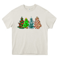 Cream Christmas tree cakes and Christmas trees  ado Heavy Core Tee - AdoDesignShop