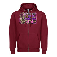 Burgundy Member of the bad Moms club Mother's Day Zipper Hoodie - CowGirlArtShop