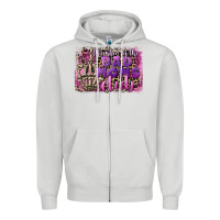 Dove Grey Member of the bad Moms club Mother's Day Zipper Hoodie - CowGirlArtShop