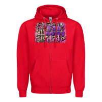 Red Member of the bad Moms club Mother's Day Zipper Hoodie - CowGirlArtShop
