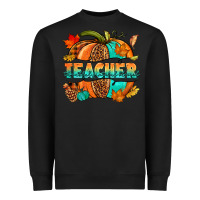 Black Teacher pumpkin Heavyweight Sweatshirt - NancyCooperArtShop