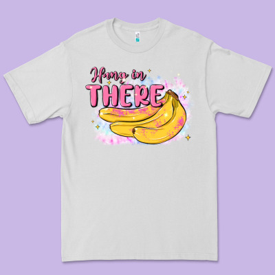 Hang In There Premium Tee Designed By Maliassmallbusiness