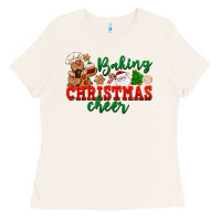 Bone Baking Christmas cheer Ladies Tee - NancyCooperArtShop