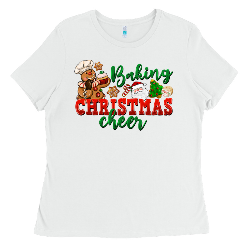 Baking Christmas Cheer Ladies Tee by NancyCooperArtShop | Teevron