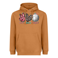 Meerkat Peace Love Volleyball Heavyweight Hoodie - FaDigitalArtStudio
