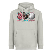 Moon Dust Peace Love Volleyball Heavyweight Hoodie - FaDigitalArtStudio