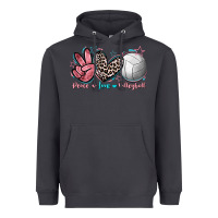 Smoke Peace Love Volleyball Heavyweight Hoodie - FaDigitalArtStudio