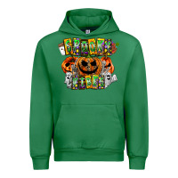Emerald Spooky Vibes Urban Hoodie - CowhideDigitalArt