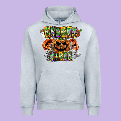 Spooky Vibes Urban Hoodie Designed By Cowhidedigitalart