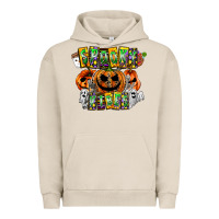 Pigment French Oak Spooky Vibes Urban Hoodie - CowhideDigitalArt