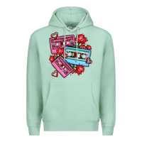 Seafoam valentines day casette olivia Premium Hoodie - OliviaCreatesArt