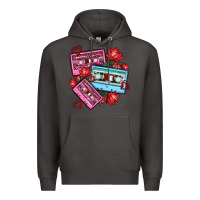 Smoke valentines day casette olivia Premium Hoodie - OliviaCreatesArt