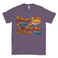 Lavender Autumn Skies Pumpkin Pies Classic Tee - BundleAndBundleShop