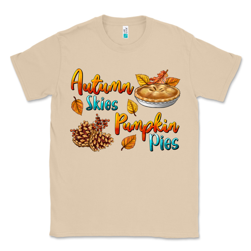 Autumn Skies Pumpkin Pies Classic Tee by BundleAndBundleShop | Teevron