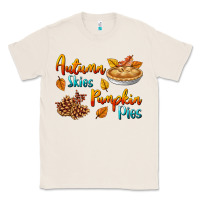 Natural Autumn Skies Pumpkin Pies Classic Tee - BundleAndBundleShop