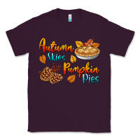 Plum Autumn Skies Pumpkin Pies Classic Tee - BundleAndBundleShop