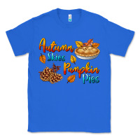 True Royal Autumn Skies Pumpkin Pies Classic Tee - BundleAndBundleShop