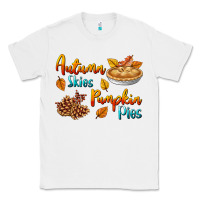 White Autumn Skies Pumpkin Pies Classic Tee - BundleAndBundleShop