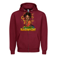 Burgundy Feeling blacknificent Zipper Hoodie - HowdyJamesFarm