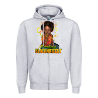 Heather Grey Feeling blacknificent Zipper Hoodie - HowdyJamesFarm
