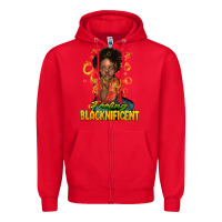 Red Feeling blacknificent Zipper Hoodie - HowdyJamesFarm