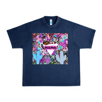 Navy mama cowboy western animal pattern neon Urban Heavy Tee - LillyAllenDesigns