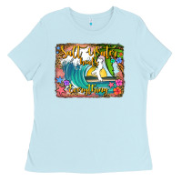 Baby Blue salt water heals everything Ladies Tee - Jasminsmagicworld