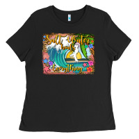 Black salt water heals everything Ladies Tee - Jasminsmagicworld