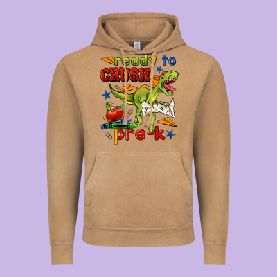 Ready To Crush Pre K Vintage Hoodie Designed By Bundleandbundleshop