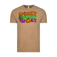 Vintage Coffee spooky with lightning bolt Vintage Tee - BundleAndBundleShop