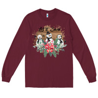 Burgundy Let it snow Long Sleeve Tee - Bettercallsaul