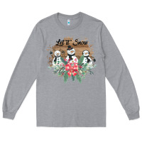 Heather Grey Let it snow Long Sleeve Tee - Bettercallsaul