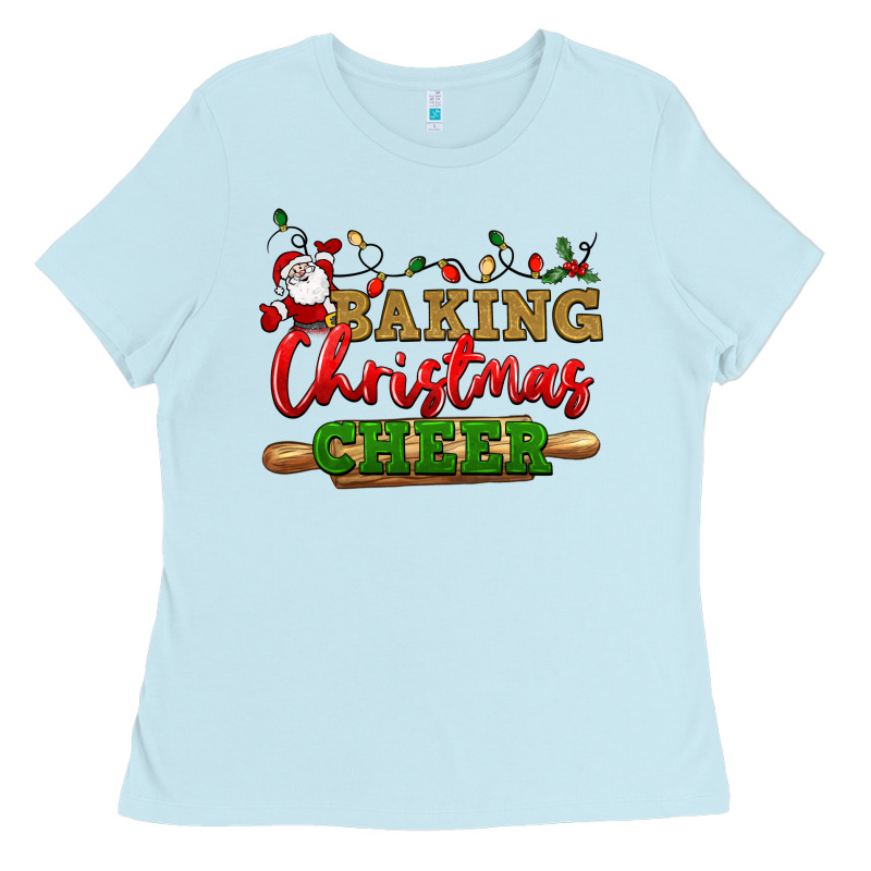 Baking Christmas Cheer Ladies Tee by NancyCooperArtShop | Teevron