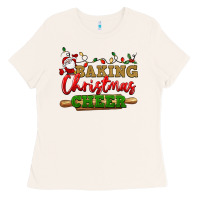 Bone Baking Christmas cheer Ladies Tee - NancyCooperArtShop