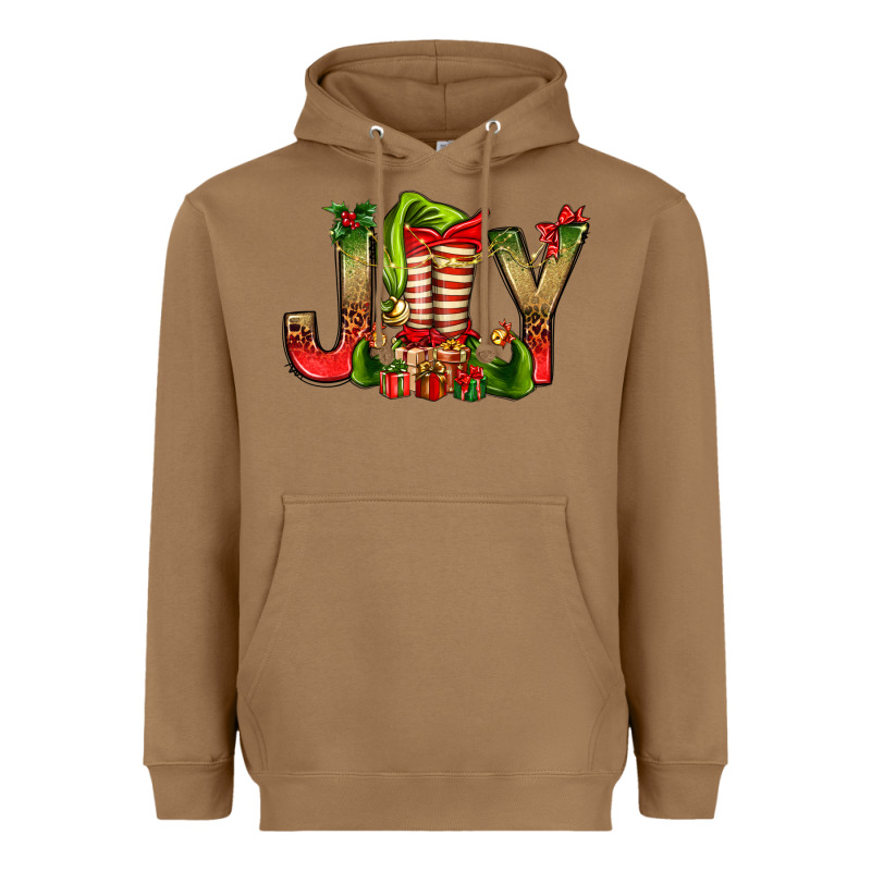 Joy Christmas With Elf Bbs Heavyweight Hoodie by BundleAndBundleShop | Teevron