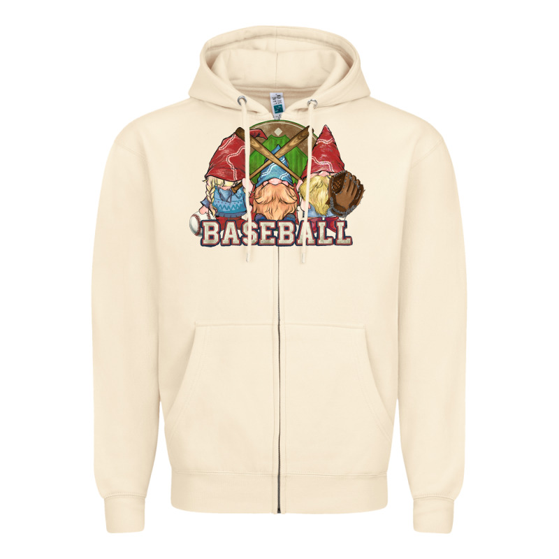 Baseball Gnomies Zipper Hoodie by HowdyJamesFarm | Teevron