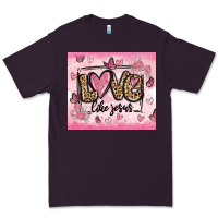 Plum love like jesus Premium Tee - MaliasSmallBusiness