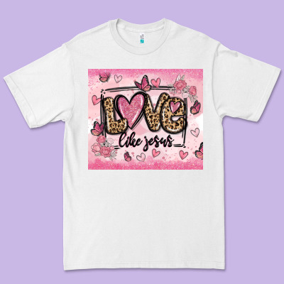 Love Like Jesus Premium Tee Designed By Maliassmallbusiness