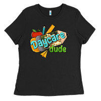 Black daycare dude Ladies Tee - Jasminsmagicworld