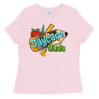 Bubblegum Pink daycare dude Ladies Tee - Jasminsmagicworld