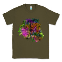 Army Green halloween spider web for patches Classic Tee - BundleAndBundleShop