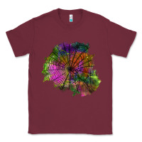 Burgundy halloween spider web for patches Classic Tee - BundleAndBundleShop