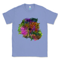 Colony Blue halloween spider web for patches Classic Tee - BundleAndBundleShop